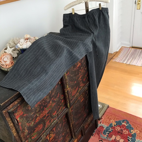 Eskandar linen wide leg pants - Picture 3 of 7